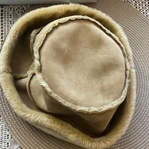 Cozy Tan Shearling Hat